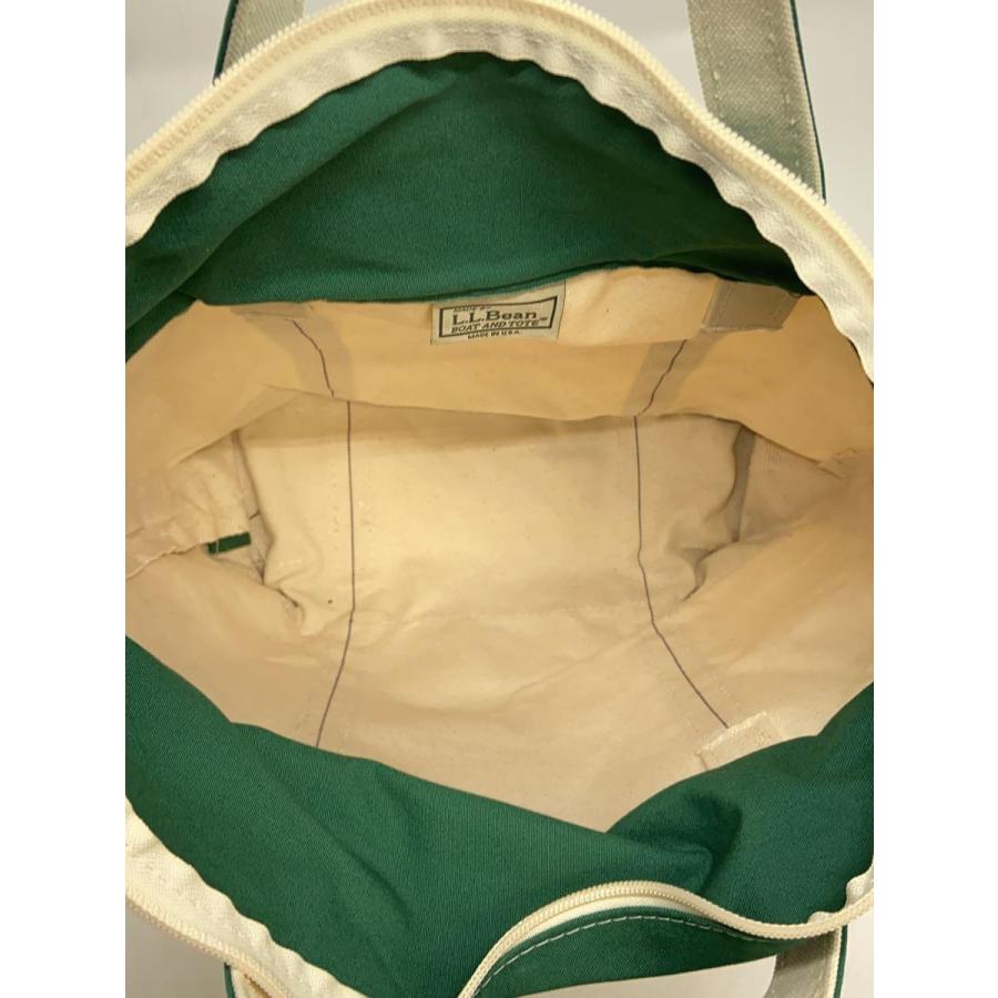 L.L.Bean◆BOAT AND TOTE/USA製/トートバッグ/キャンバス/ホワイト/グリーン/112644｜ssol-shopping｜06