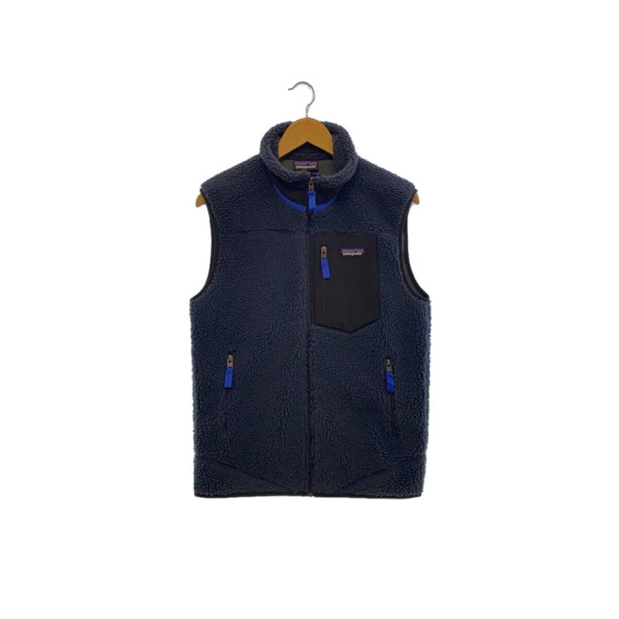 Patagonia フリースベスト Sサイズ ベージュ・青 【公式通販】