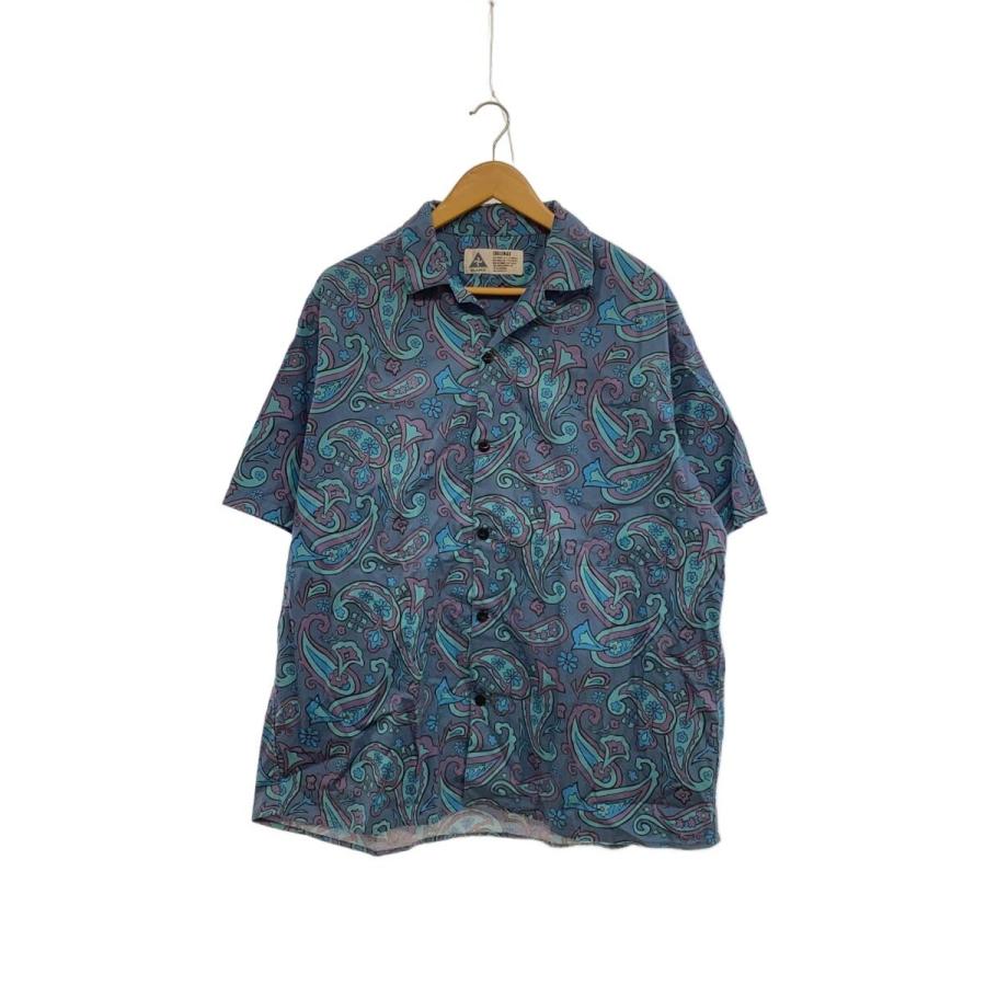 CHALLENGER◇半袖シャツ/XL/コットン/BLU/ペーズリー/CLG-SH024-004