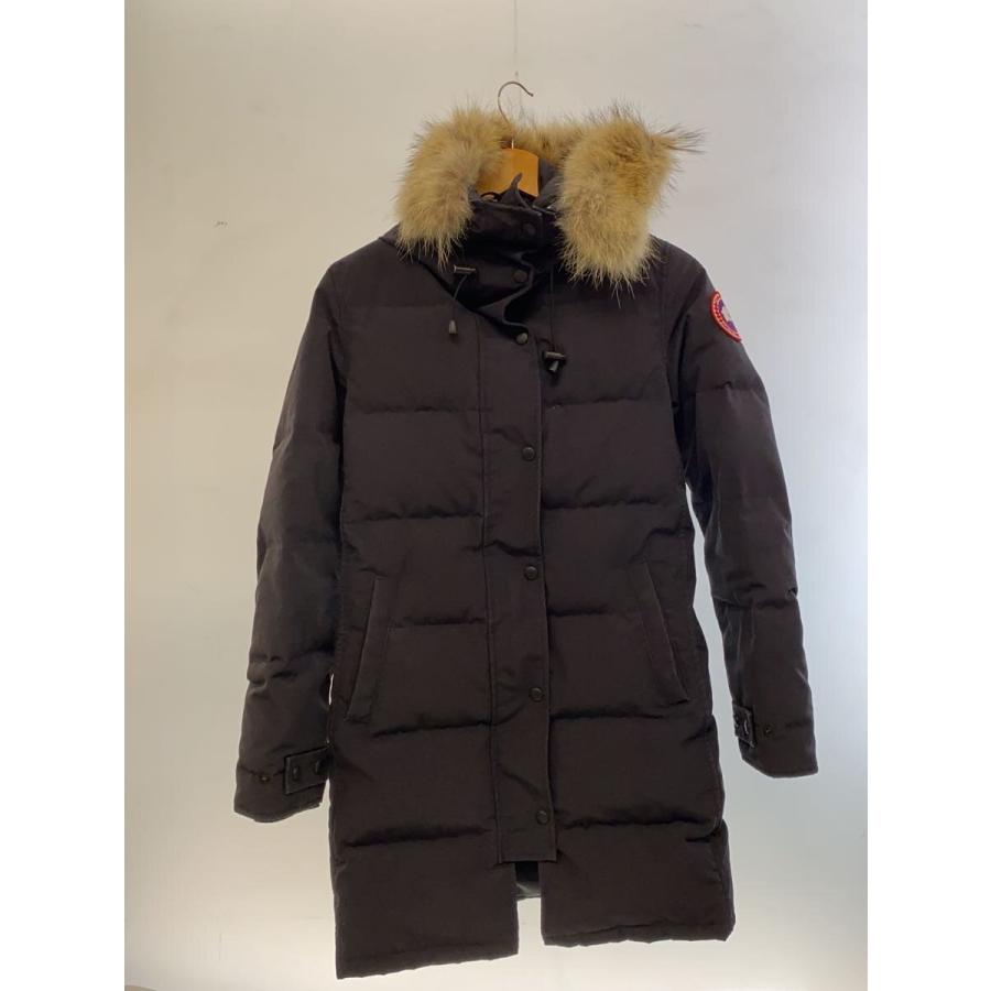 【美品】  ブラック ダウンジャケット L 2302JL CANADA GOOSE◇ロングダウンジャケット/M/ナイロン/BLK/2302JL