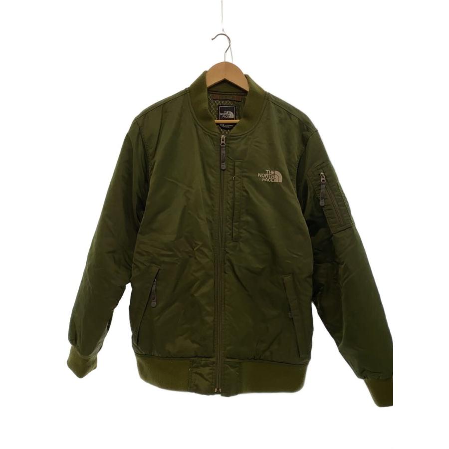 THE NORTH FACE◇Q THREE JACKET/MA-1/ブルゾン/L/カーキ/NY01470 