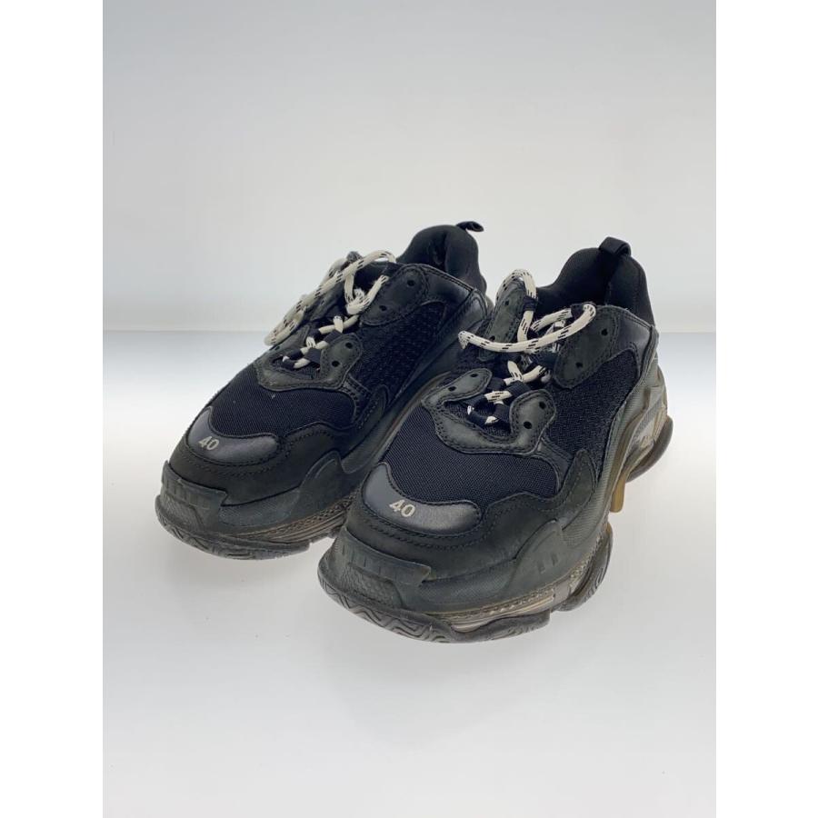 BALENCIAGA◇Triple S/ローカットスニーカー/26.5cm/BLK// : セカンド 