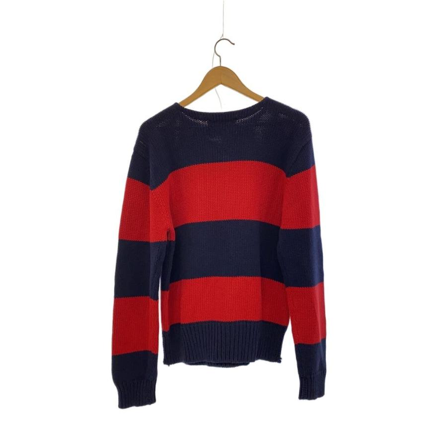 POLO RALPH LAUREN◇90s/コットンニット/太ピッチ/ポニー無し/ニット 