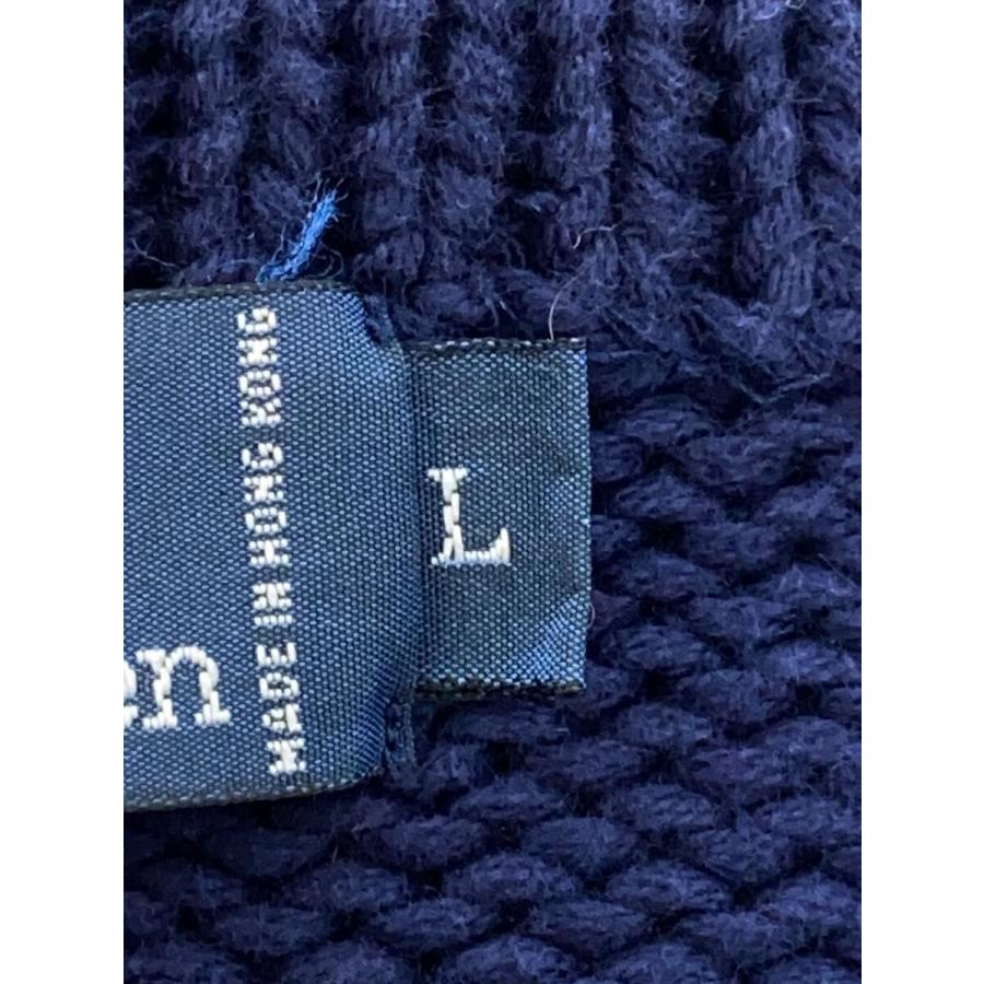 POLO RALPH LAUREN◇90s/コットンニット/太ピッチ/ポニー無し/ニット 