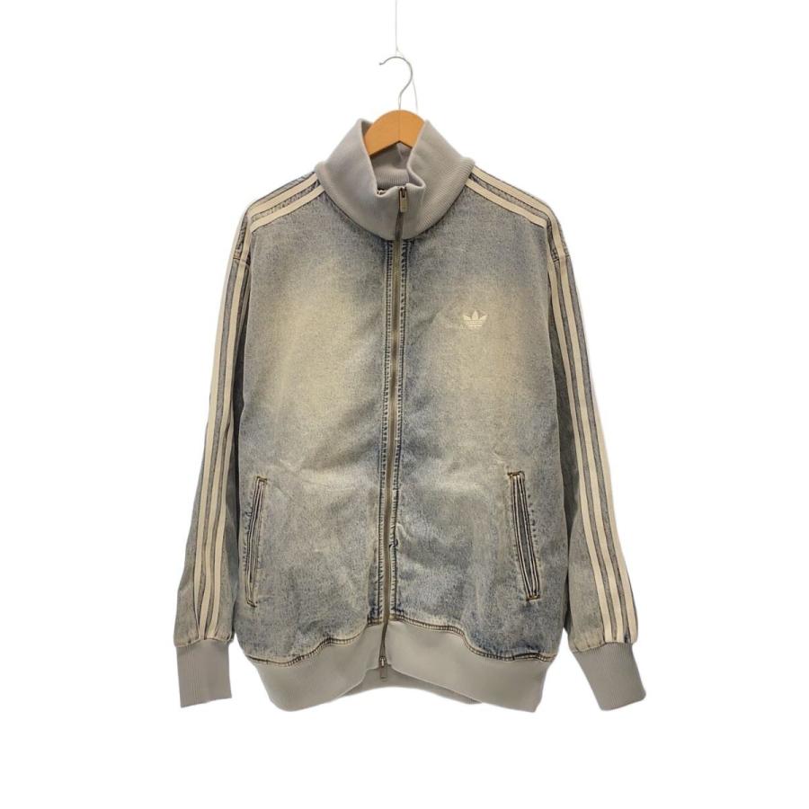 adidas◇DENIM FIREBIRD TRACK TOP ATMOS/ジャケット/XXL/コットン/BLU