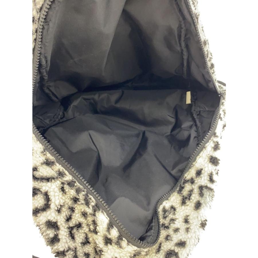 Supreme◇17AW/leopard fleece backpac/kリュック/ポリエステル/GRY