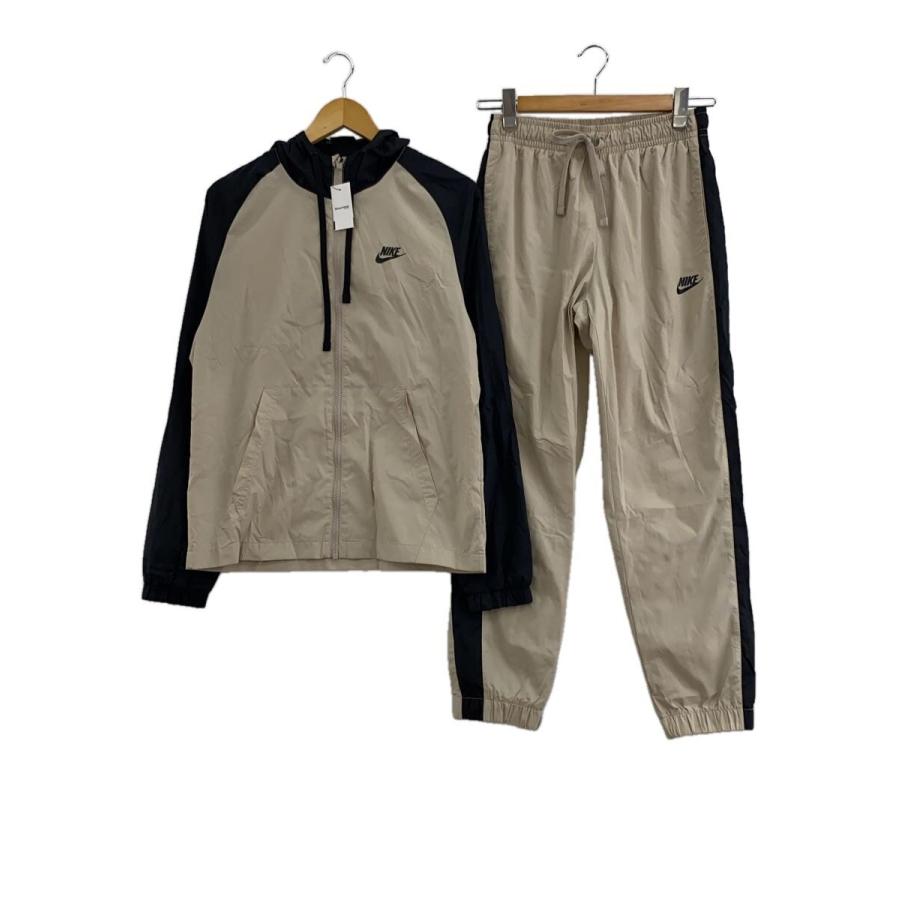NIKE◇セットアップ/S/ナイロン/BEG/928120-013// : セカンド