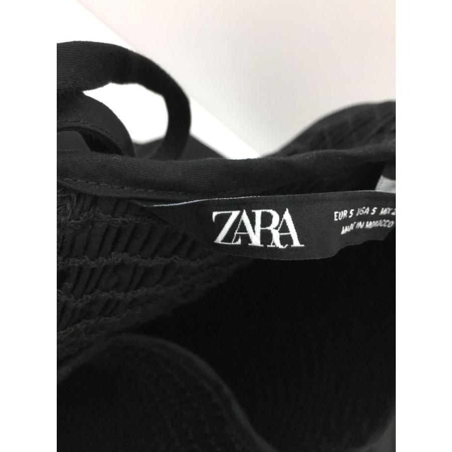 ZARA◆半袖ワンピース/S/コットン/BLK｜ssol-shopping｜03