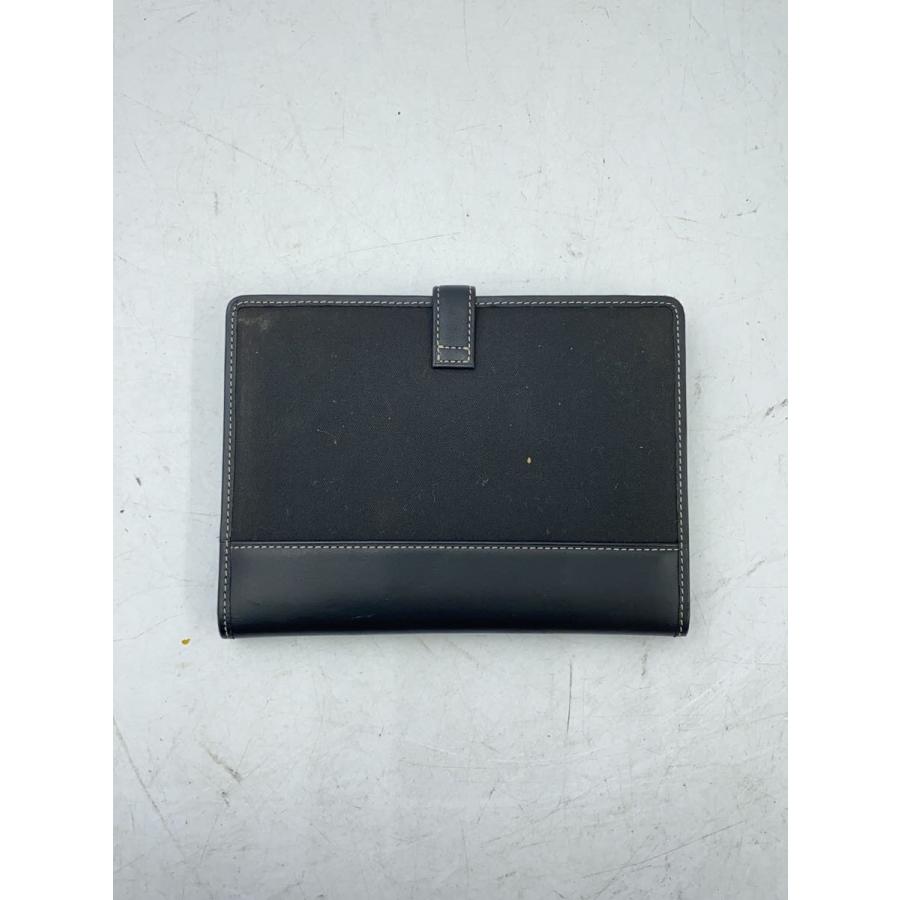 COACH◇手帳カバー/キャンバス/BLK/メンズ/買取強化/マルチケース
