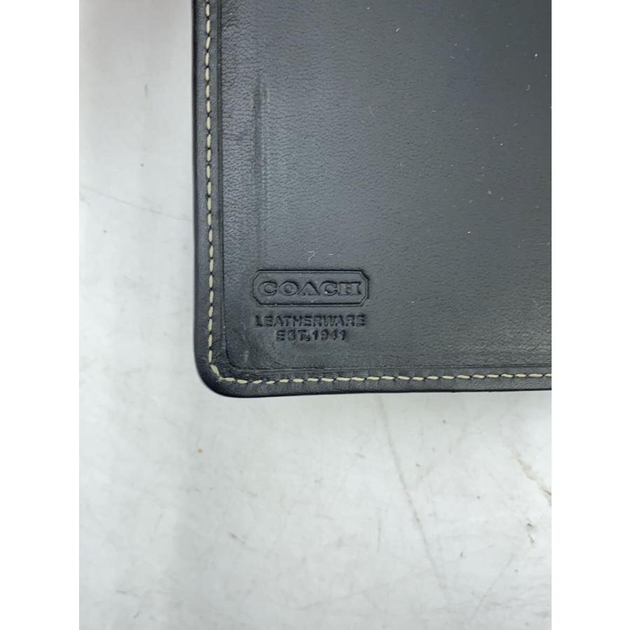 COACH◇手帳カバー/キャンバス/BLK/メンズ/買取強化/マルチケース