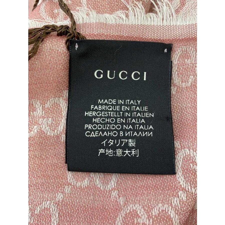 GUCCI◆ストール/ウール/PNK/総柄/レディース_1