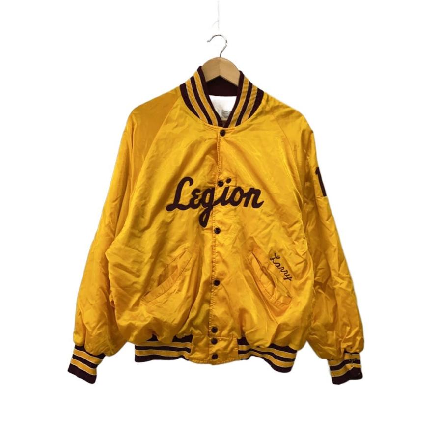 DeLONG◇スタジャン/L/ナイロン/YLW// : セカンドストリートYahoo!店 