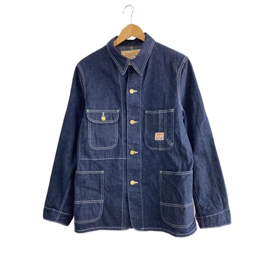 SUGAR CANE◇カバーオール/L/デニム/IDG/無地/SC15655 : セカンド