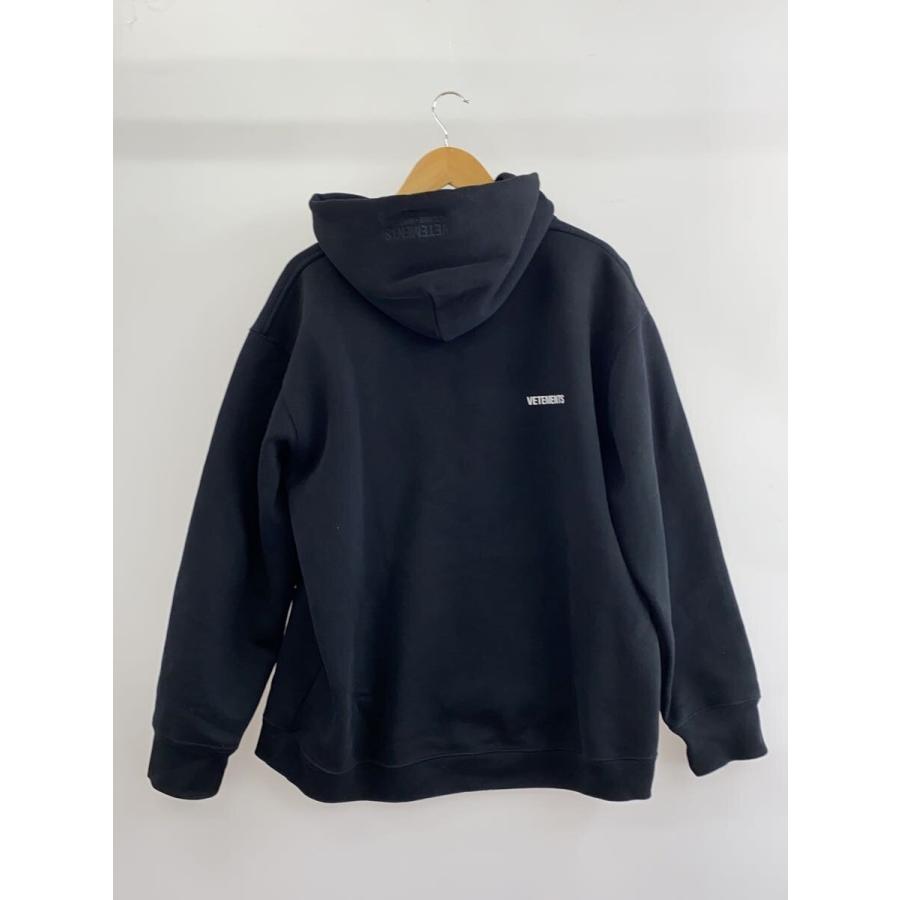 VETEMENTS◇パーカー/S/コットン/BLK/無地// : セカンドストリート 