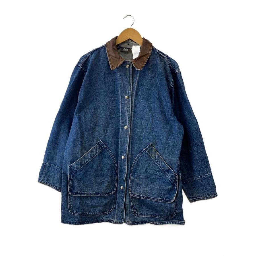 Woolrich◇ジャケット/S/デニム/NVY/無地/90s : セカンドストリート