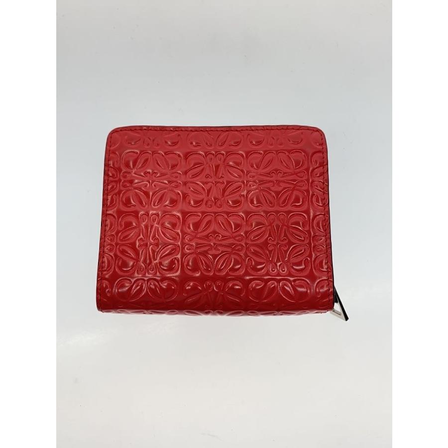 LOEWE◇2つ折り財布/レザー/PNK/総柄/レディース : セカンドストリート