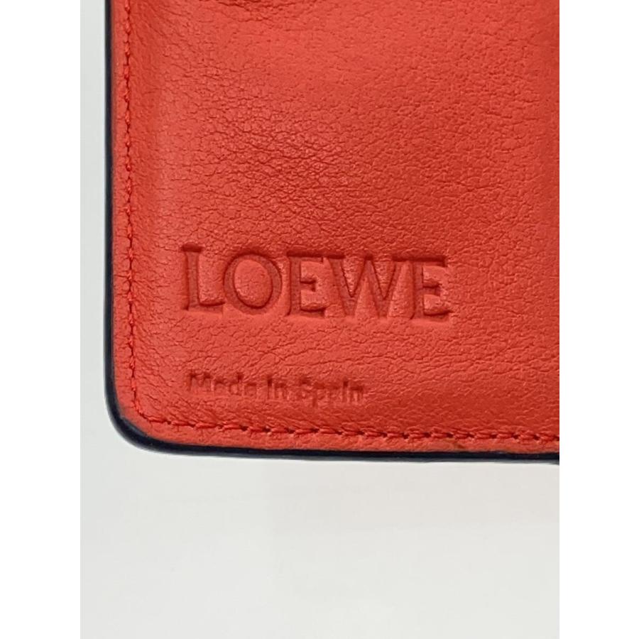 LOEWE◇2つ折り財布/レザー/PNK/総柄/レディース : セカンドストリート