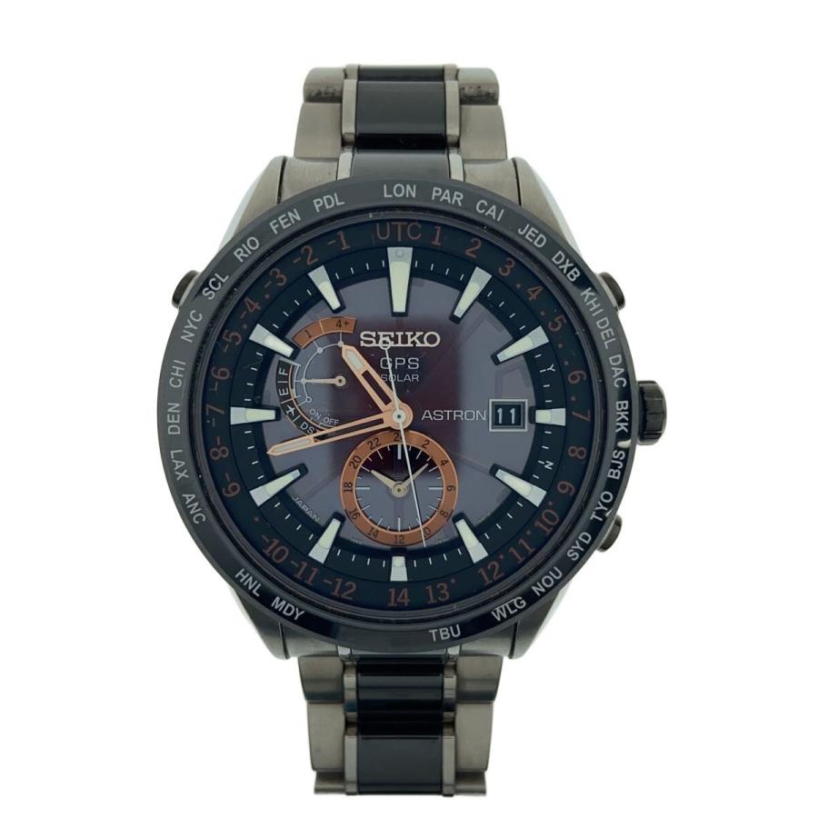 SEIKO◇ソーラー腕時計/アナログ/ステンレス/ASTRON/7X52-0AF0