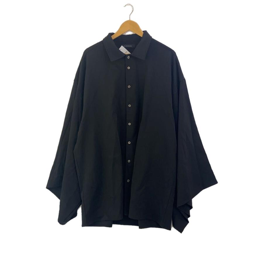 NOT CONVENTIONAL◇satin kimono shirt/和モード/長袖シャツ/FREE  