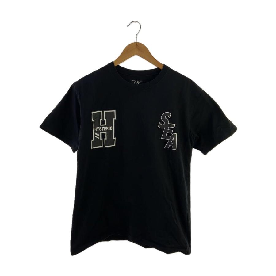HYSTERIC GLAMOUR◇Tシャツ/20AW/L/コットン/ブラック/無地/WDS-HYS-3