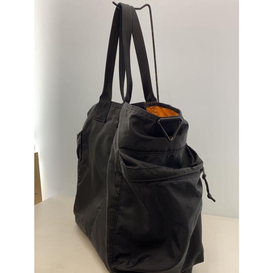 PORTER ブラックナイロントートバッグ PORTER◇トートバッグ/ナイロン/BLK/無地/2WAY// : セカンドストリート