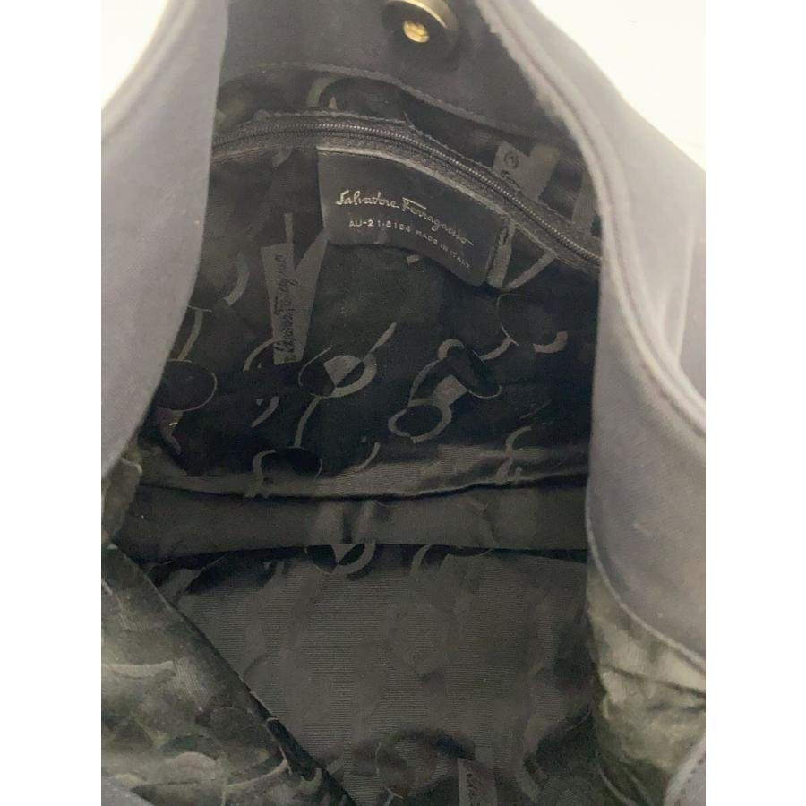 Salvatore Ferragamo◇ショルダーバッグ/--/BLK/無地/AU-21/8194