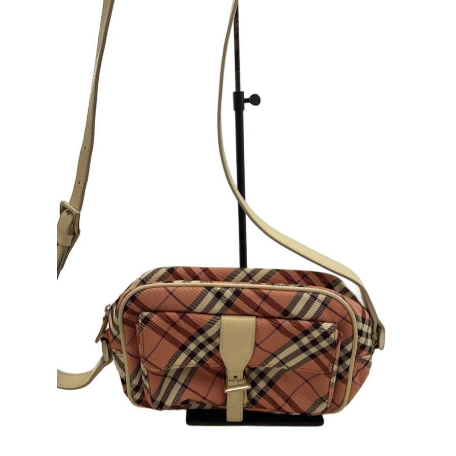 BURBERRY BLUE LABEL◇ショルダーバッグ/--/PNK/チェック// : セカンド