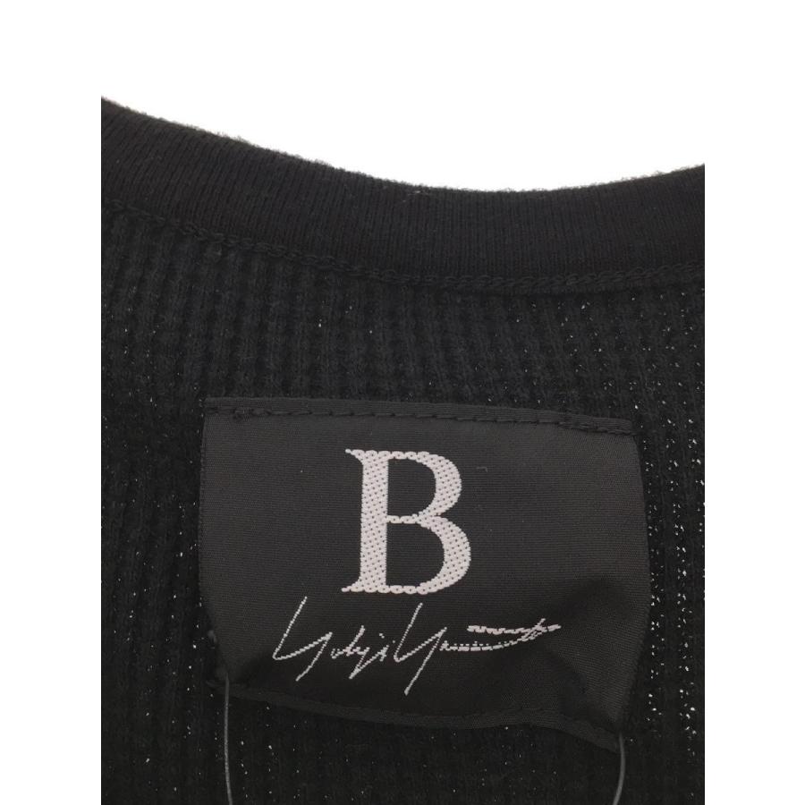 B Yohji Yamamoto◆アシンメトリーロングカットソー/2/コットン/BLK/NC-T60-076｜ssol-shopping｜03