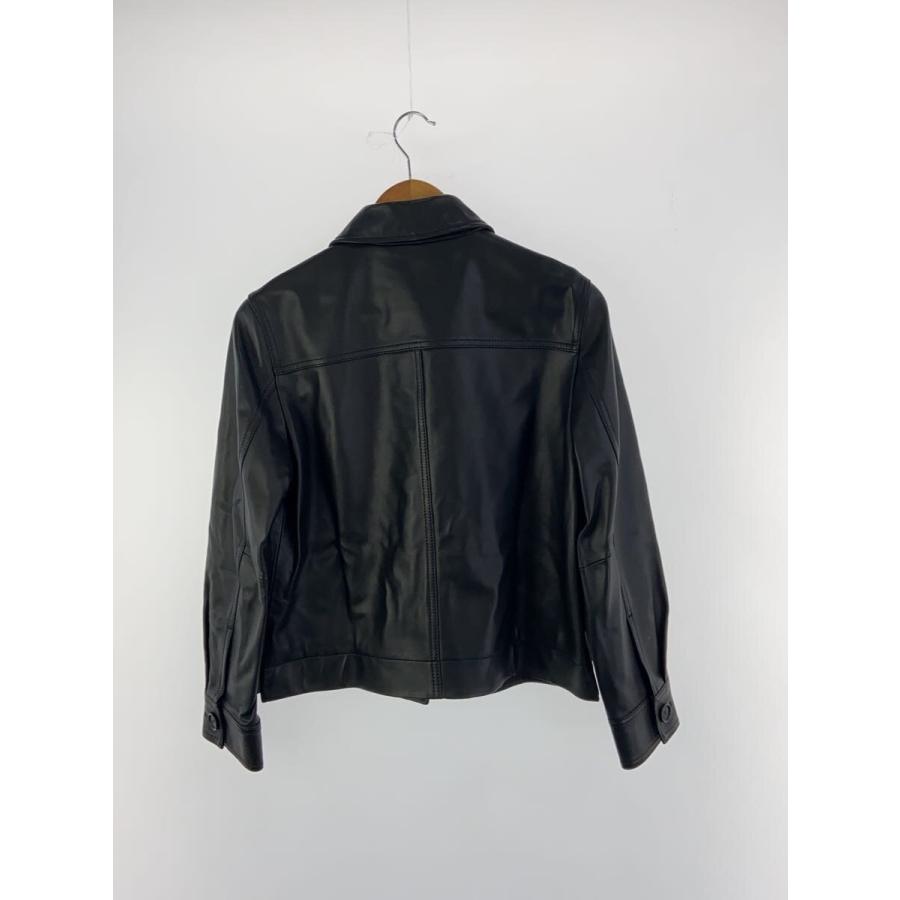COACH◇ラムレザージャケット/XS/羊革/BLK/CG156