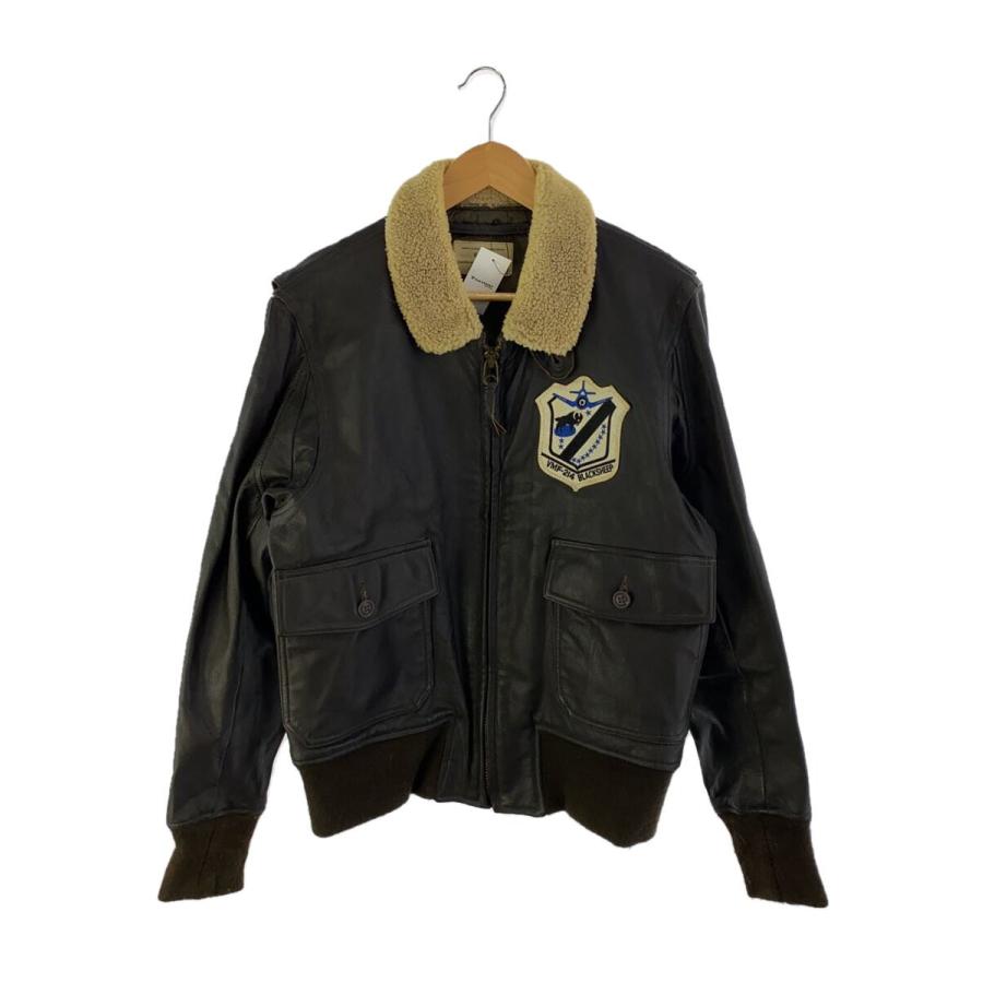 US.NAVY◇G-1/フライトジャケット/42/レザー/BRW/MIL-J-7823E US.NAVY◇G-1/フライトジャケット/42/レザー/BRW/MIL-J-7823E