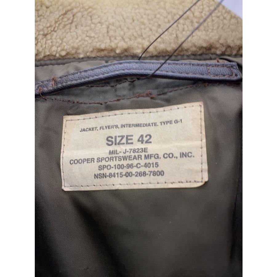 US.NAVY◇G-1/フライトジャケット/42/レザー/BRW/MIL-J-7823E US.NAVY◇G-1/フライトジャケット/42/レザー/BRW/MIL-J-7823E