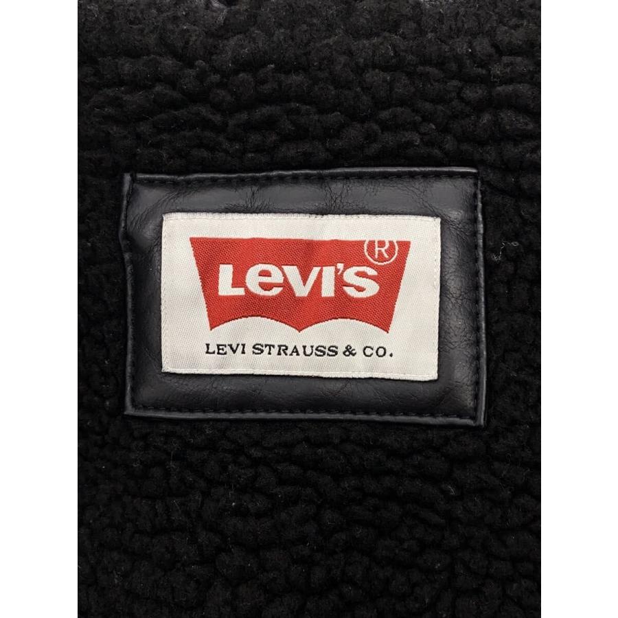 LEVIS リーバイス黒フェイクレザージャケット Levi's◇レザージャケット・ブルゾン/XL/フェイクレザー/BLK/A5433