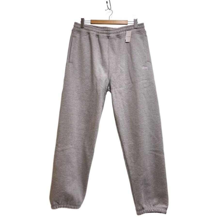 STUSSY◇23AW/STOCK LOGO SWEATPANT/スウェットパンツ/XL/コットン/GRY