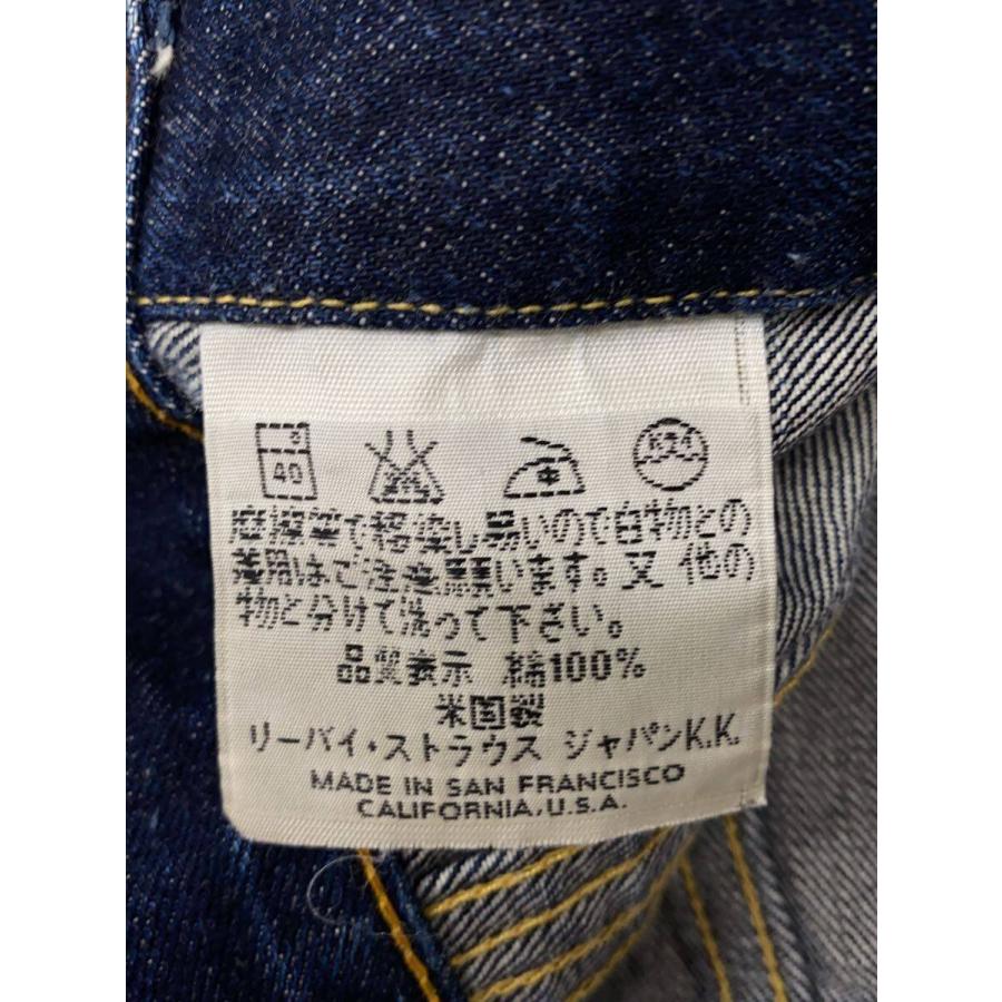 Levi's◇90s/557XX/3nd復刻/USA製555/バレンシア/Gジャン/40/デニム