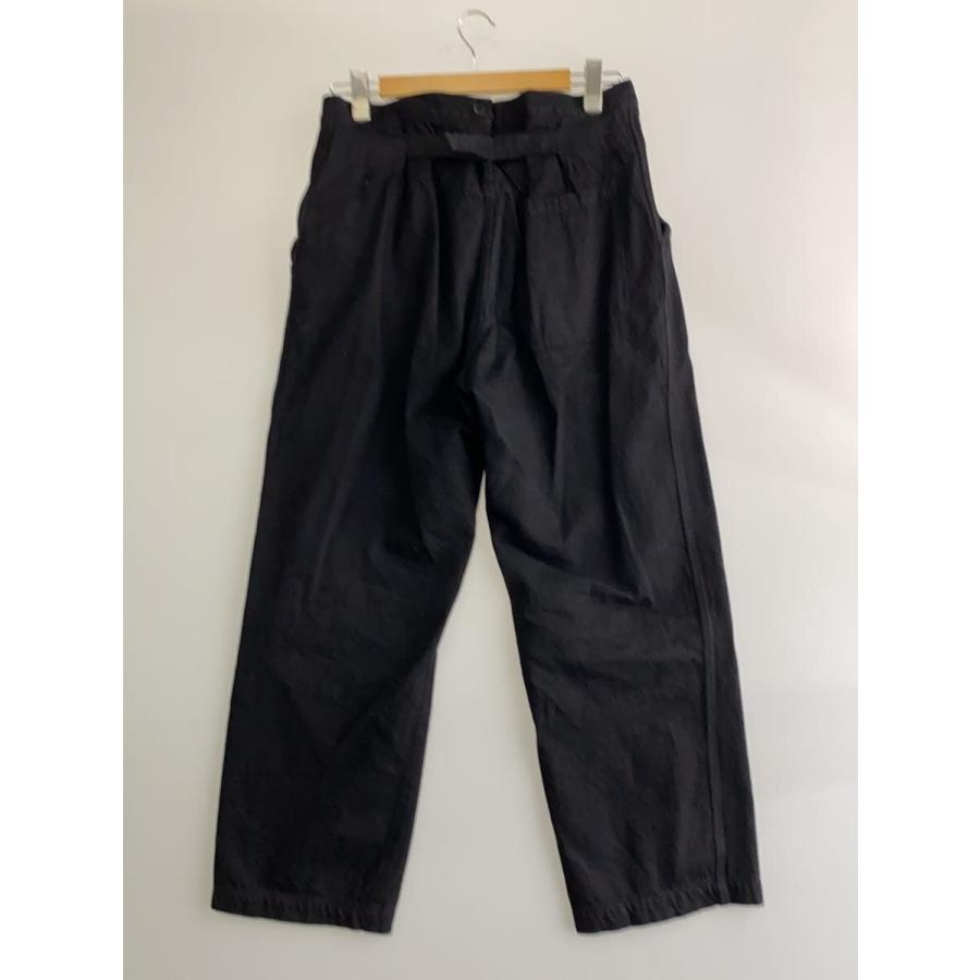 COMOLI◇22AW/デニムオーバーパンツ/ボトム/1/デニム/BLK/W03-03002 