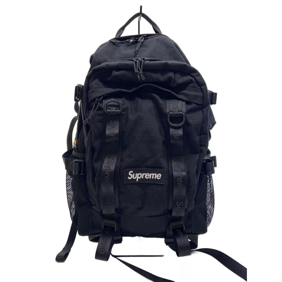 Supreme 26SS Backpack ブラック Supreme◇26SS/LOGO BACKPACK/リュック/コットン/BLK// : セカンド