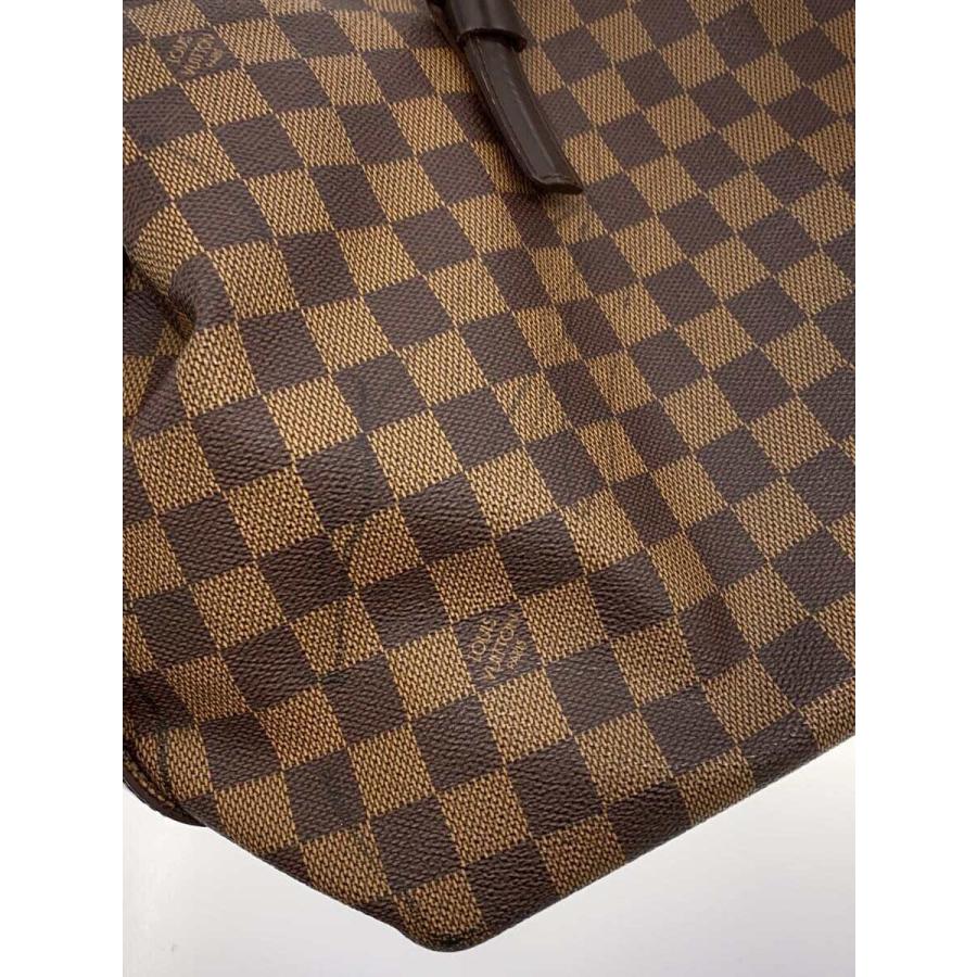 LOUIS VUITTON◇チェルシー_ダミエ・エベヌ_BRW/PVC/BRW/総柄