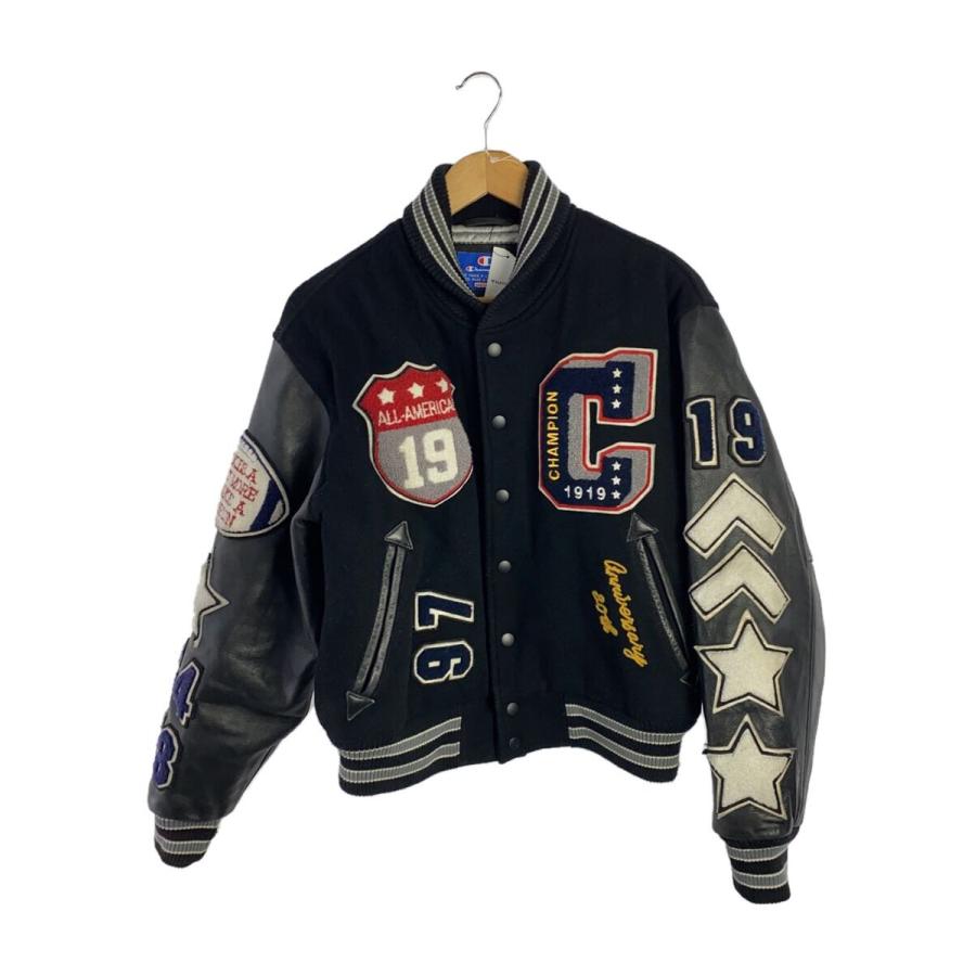 Champion◇スタジャン/M/レザー/BLK : セカンドストリートYahoo Champion◇スタジャン/M/レザー/BLK : セカンドストリートYahoo