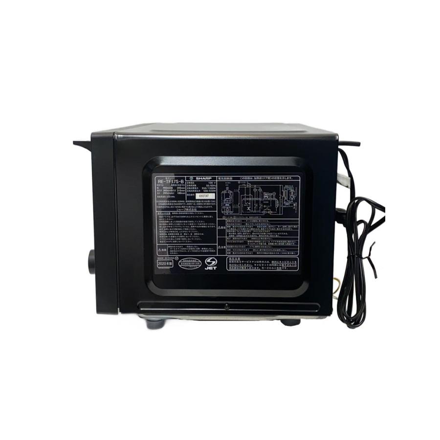 SHARP 電子レンジ RE-TF17S-B ブラック 美品 SHARP◇電子レンジ RE-TF17S-B [ブラック系] : セカンドストリート