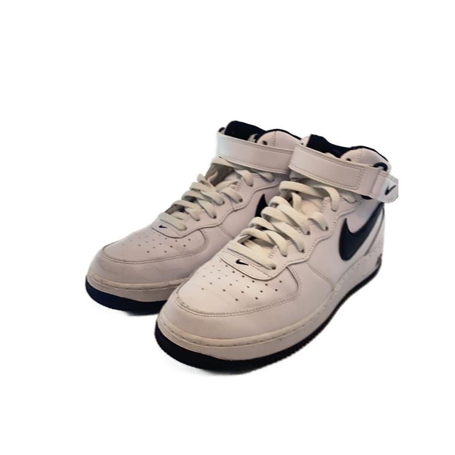 NIKE◇AIR FORCE 1 MID 07_エア フォース 07/26.5cm/WHT// : セカンド