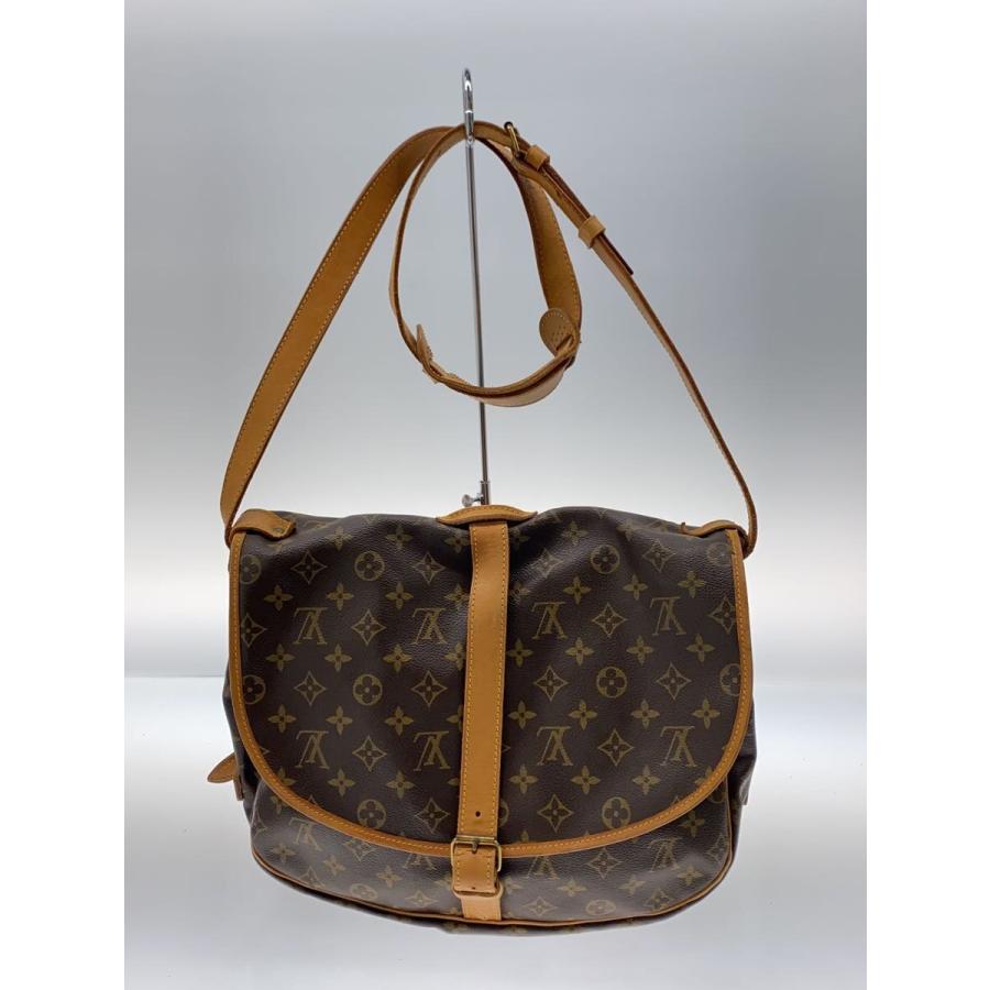 LOUIS VUITTON◆1)ソミュール35_モノグラム・キャンバス_BRW/PVC/BRW_2