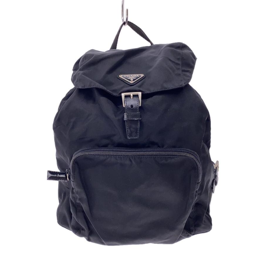 PRADA◇リュック/ナイロン/BLK/無地 : セカンドストリートYahoo!店