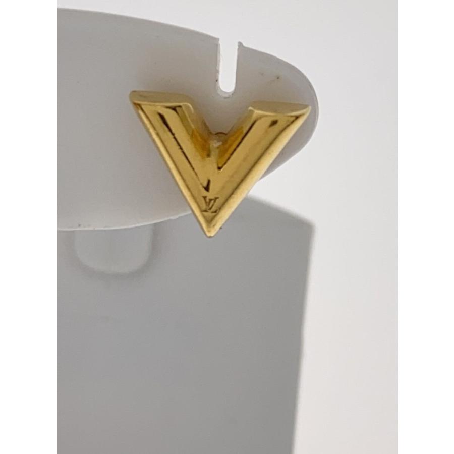 LOUIS VUITTON◇スタッズイヤリング・エセンシャルV/--/GLD/レディース