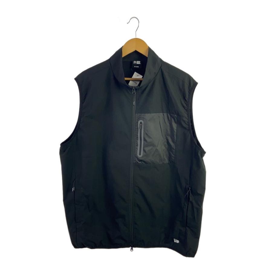 NEW ERA◇ナイロンベスト/XXL/ポリエステル/BLK : セカンドストリート