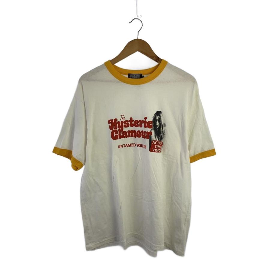 HYSTERIC GLAMOUR◇Tシャツ/XL/コットン/WHT/02231CT17/UNTAMED YOUTH