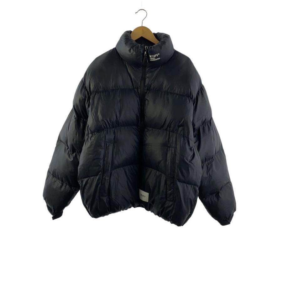 WTAPS◇ダウンジャケット/--/ナイロン/BLK/無地/222BRDT-JKM04