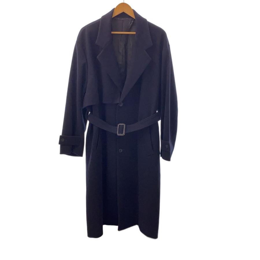 stein◇チェスターコート/M/ウール/NVY/ST.091/LAY CHESTER COAT