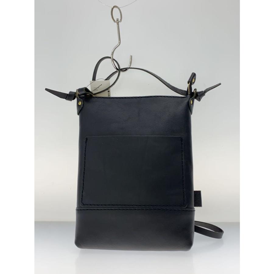HERZ黒のレザーショルダーバッグ HERZ◇ショルダーバッグ/レザー/BLK : セカンドストリートYahoo!店