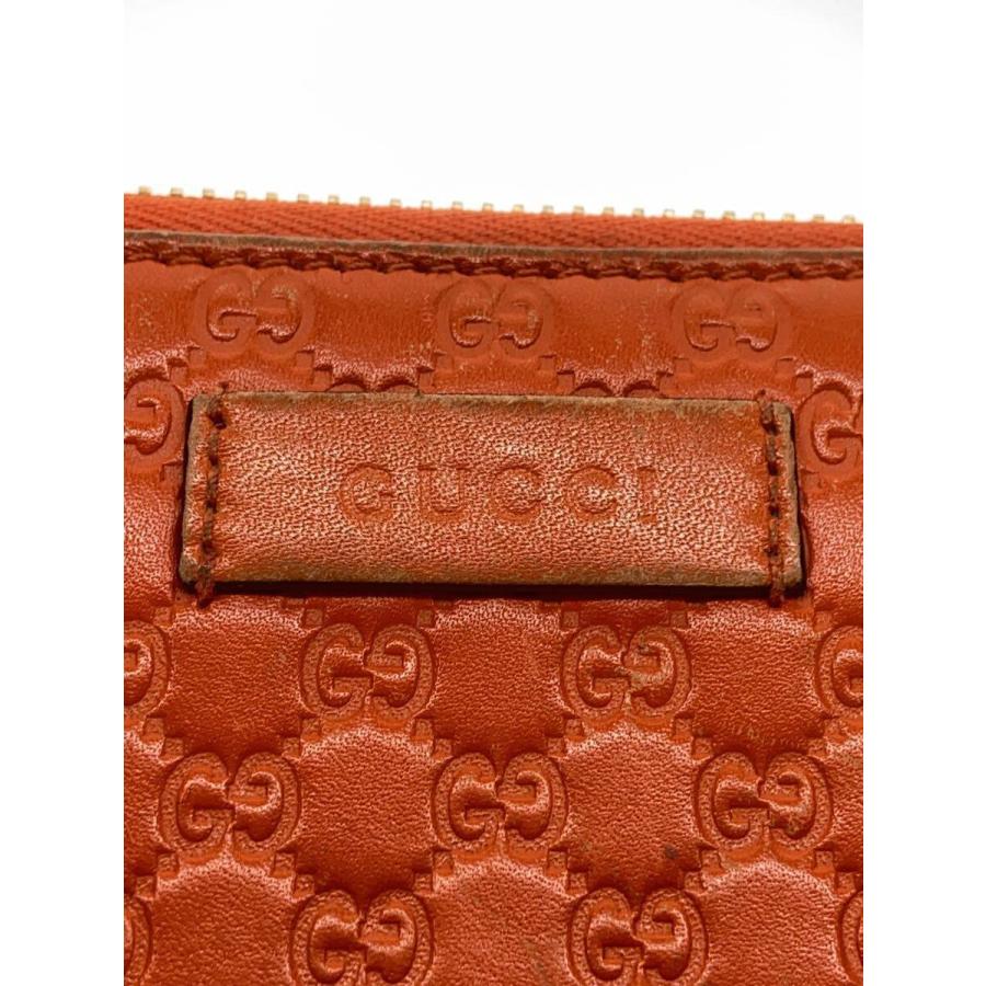 GUCCI◇長財布_マイクログッチシマ/レザー/ORN/レディース : セカンド