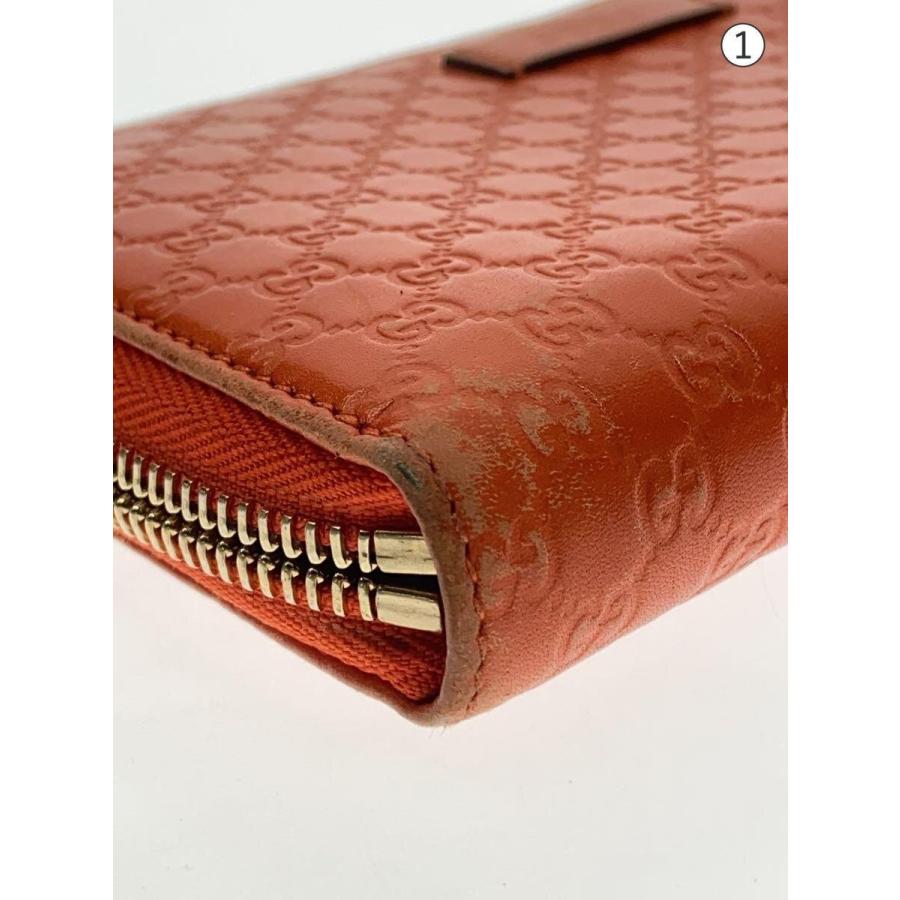 GUCCI◇長財布_マイクログッチシマ/レザー/ORN/レディース : セカンド